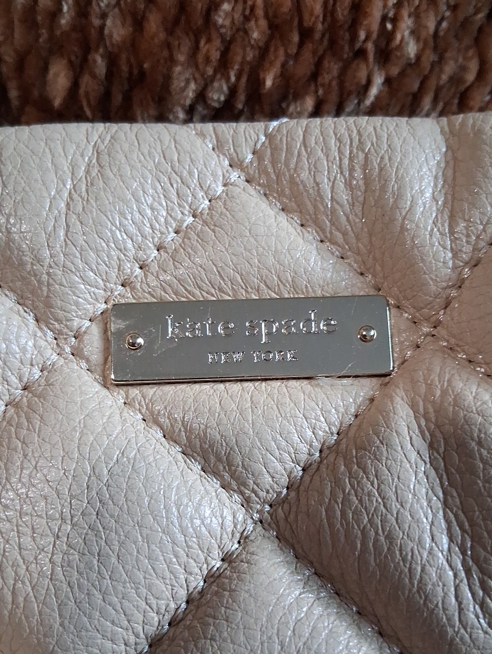 Kate Spade Quilted Bag Cream - Picture 2 of 2